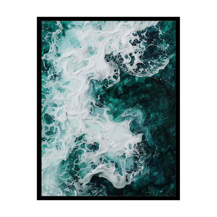 Teal Ocean  Painting