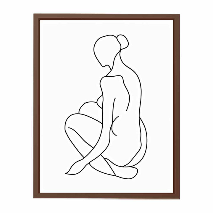 Sitting Figure  Poster