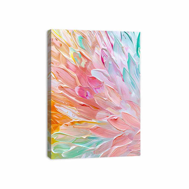 Pastel Strokes Canvas Print