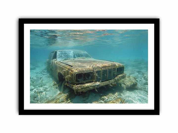 Underwater Car  Art Print