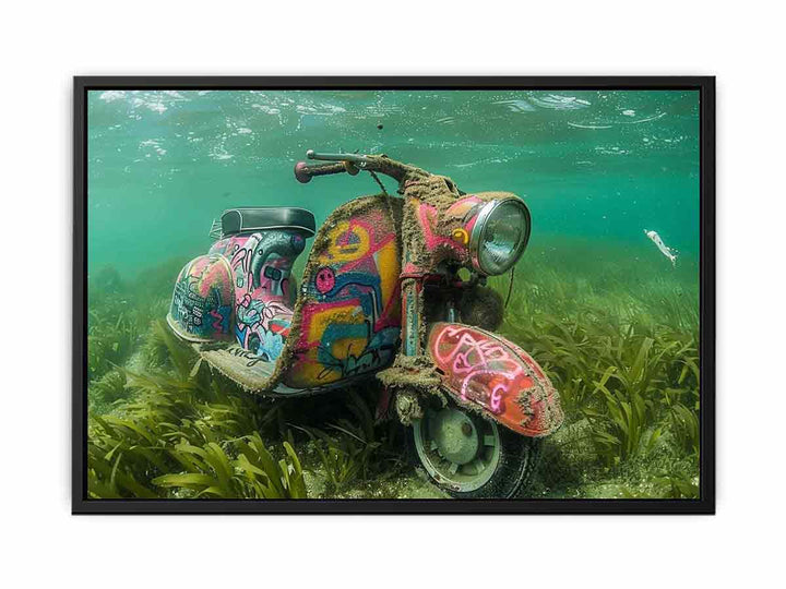 Underwater Scooter  Painting