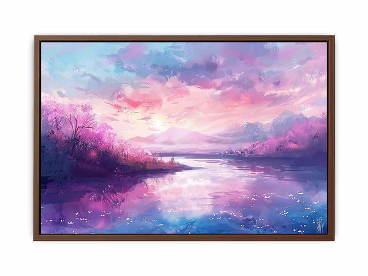 Pastel Lake  Poster