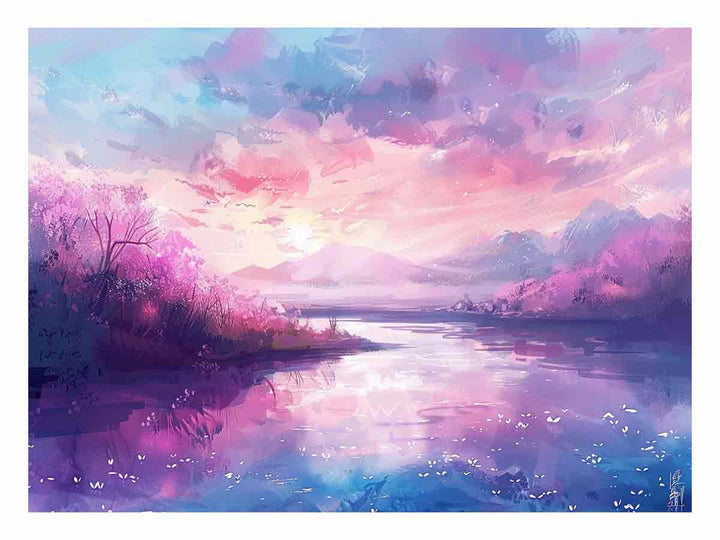 Pastel Lake