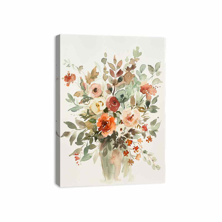 Flower Jar Canvas Print