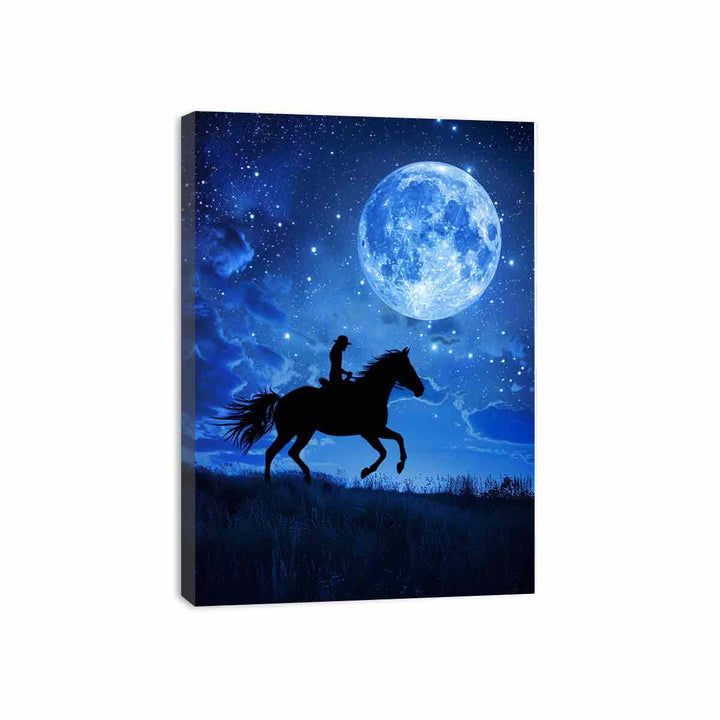 Riding Horse  Canvas Print