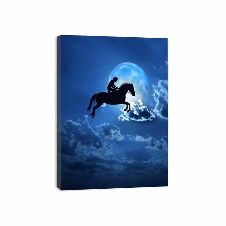 Riding Horse  Canvas Print