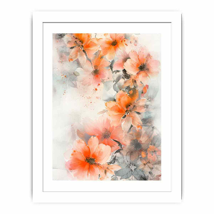 Floral Elements Streched canvas