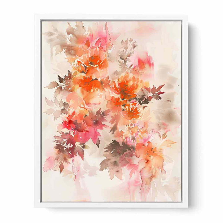 Floral Elements Framed Print