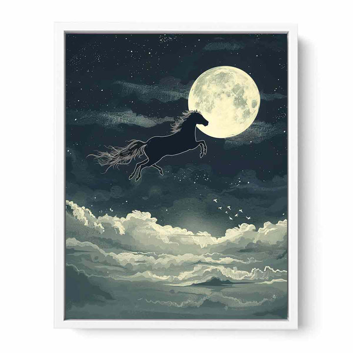 Horse In The Sky Framed Print