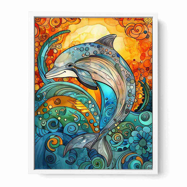 Dolphin  Framed Print