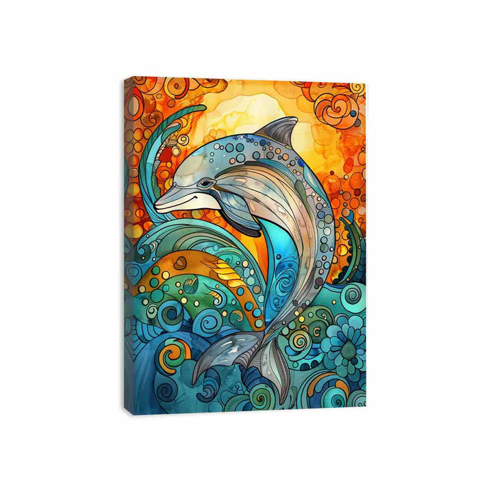 Dolphin  Canvas Print