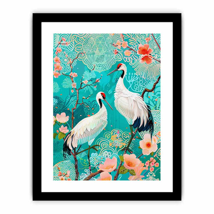 Cranes   Art Print