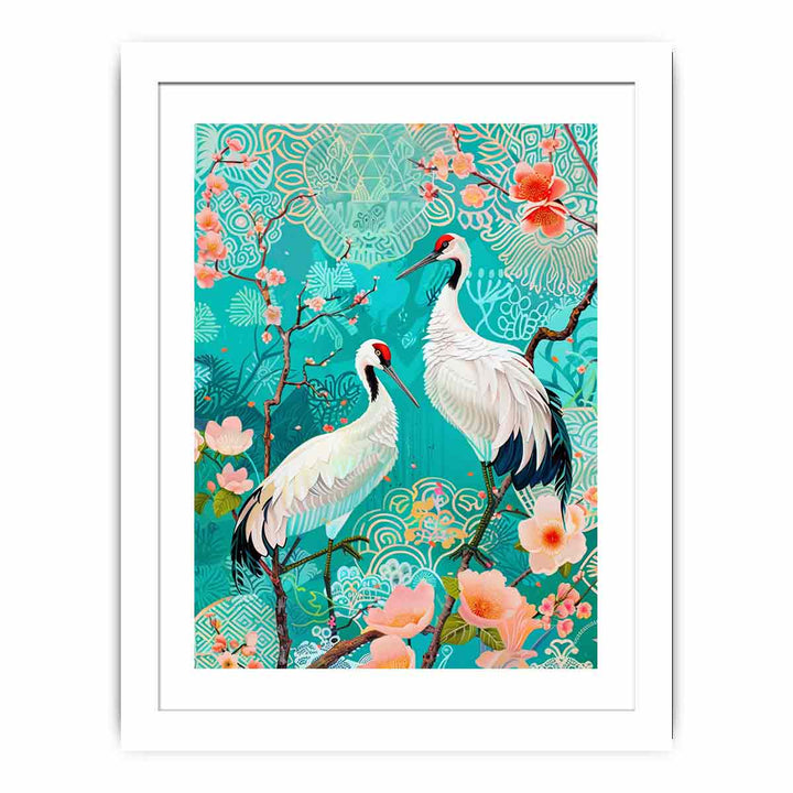 Cranes  Streched canvas