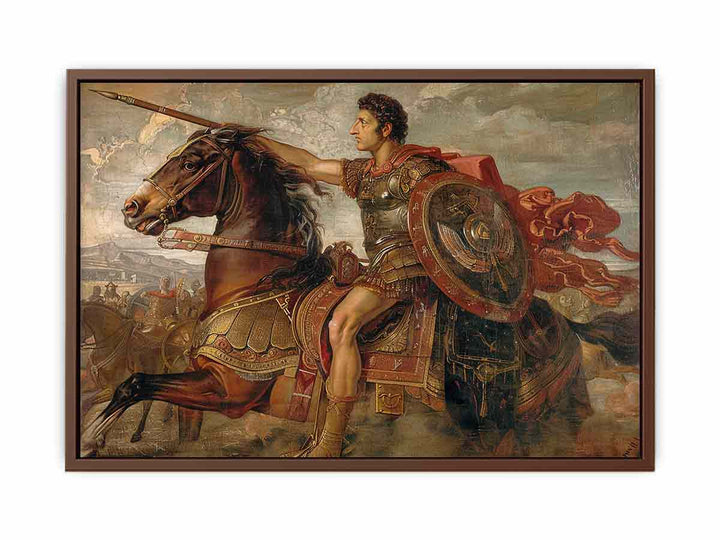 Alexander Riding In Triumph   Poster