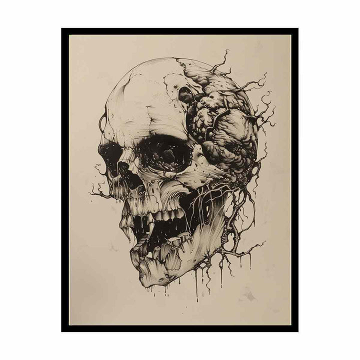 Skull   Painting