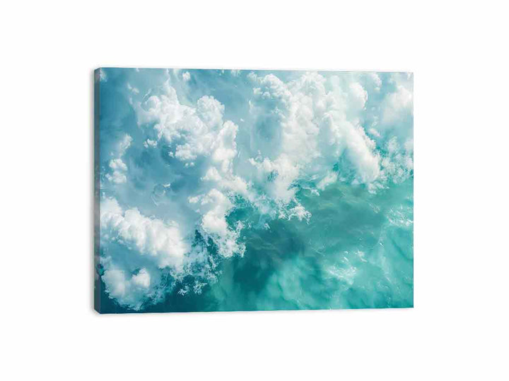 Teal Ocean  Canvas Print