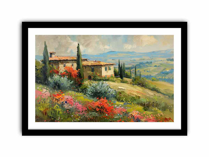 Tuscany Landscape  Art Print