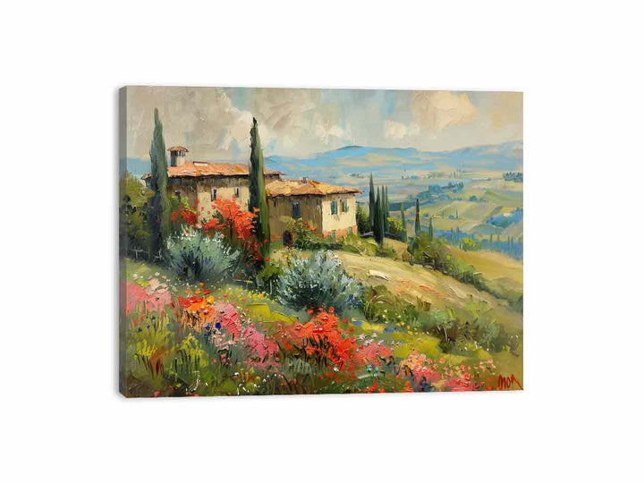 Tuscany Landscape Canvas Print