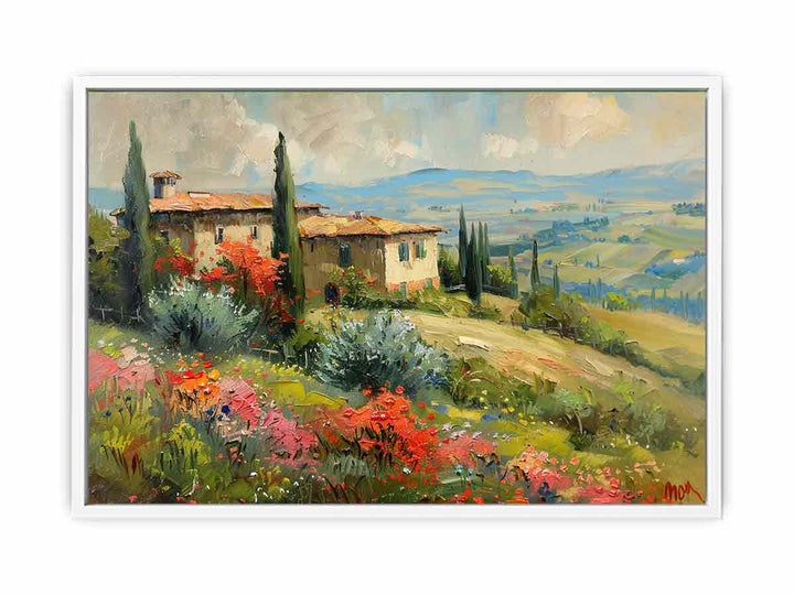 Tuscany Landscape Framed Print