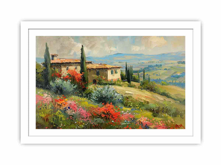 Tuscany Landscape Streched canvas