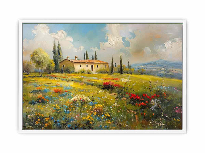 Tuscany Landscape Framed Print