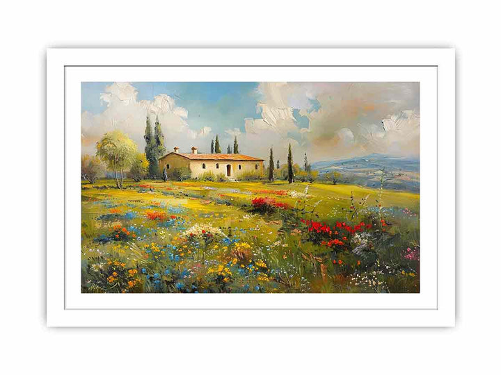 Tuscany Landscape Streched canvas