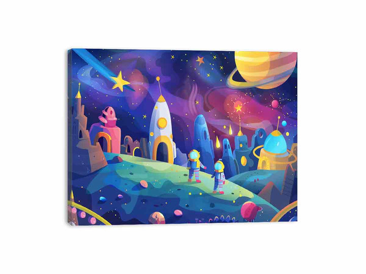 Space Adventure Canvas Print