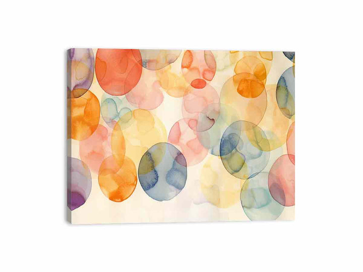 Watercolor Balls Canvas Print