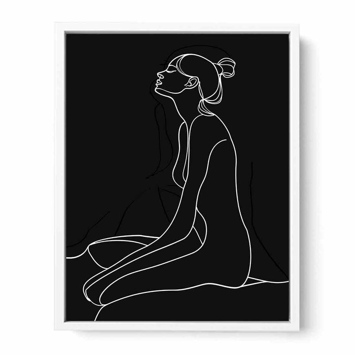 Meditating  Framed Print