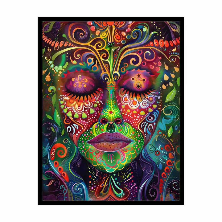 Psychedelic Face  Painting