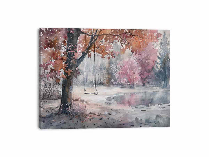 Autumn Swing  Canvas Print