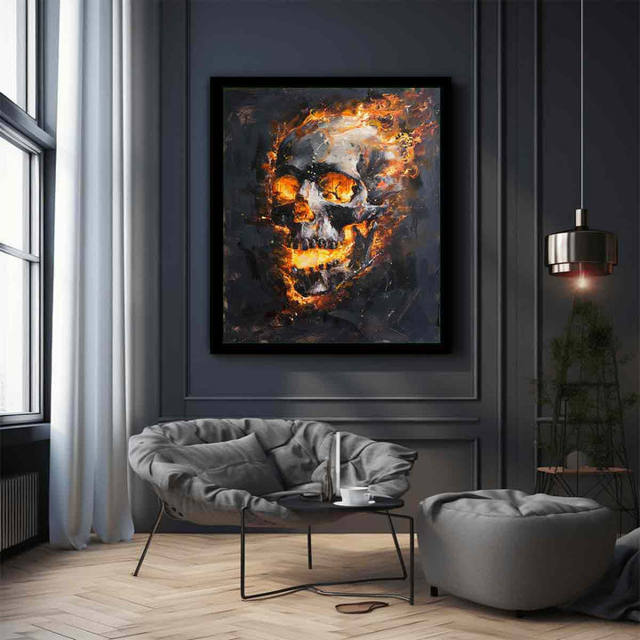 Skull on Fire 