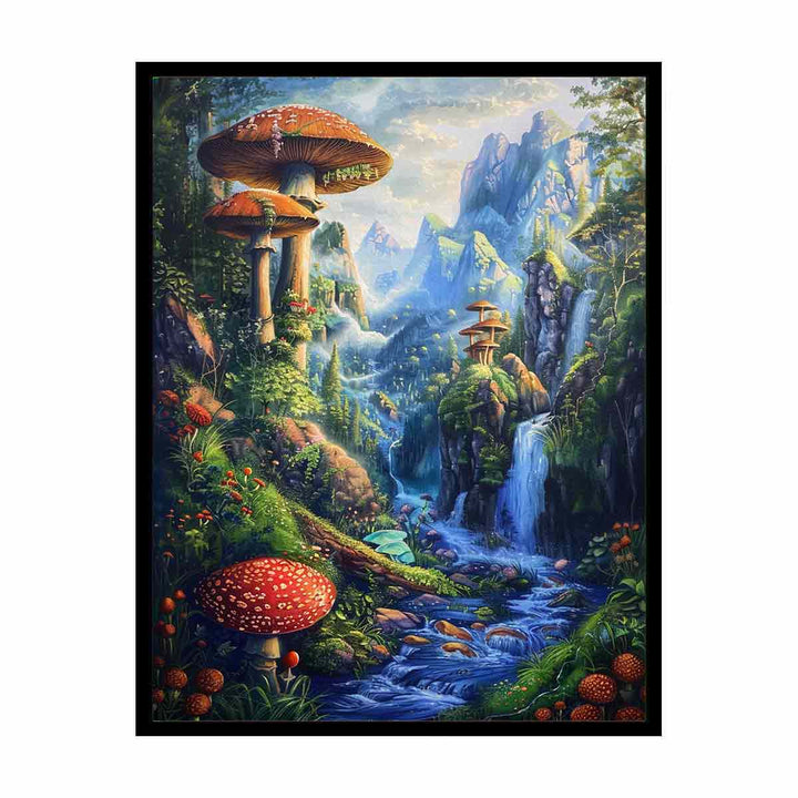 Mushroom Kingdom   Painting