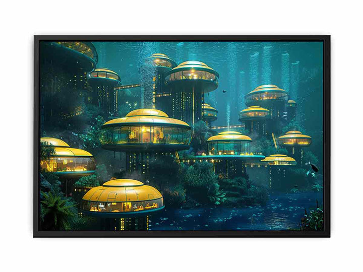 Underwater City  Painting