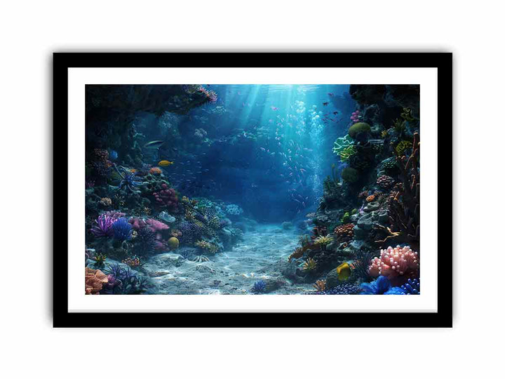 Underwater Ocean  Art Print