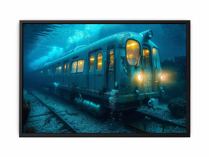 Underwater Train  Painting