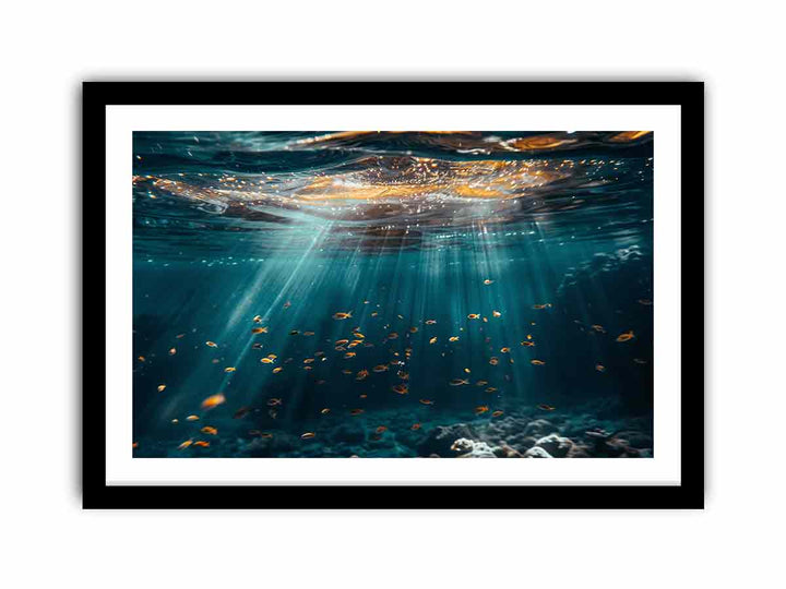 Underwater Scene  Art Print