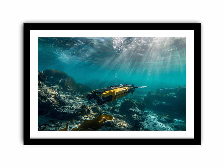 Underwater Drone  Art Print