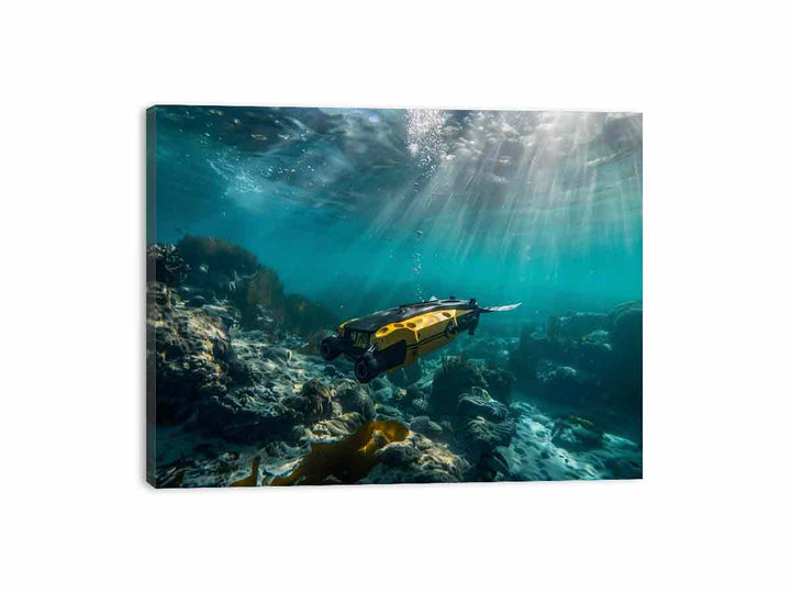 Underwater Drone Canvas Print