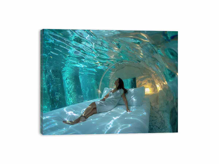 Underwater Hotel  Canvas Print