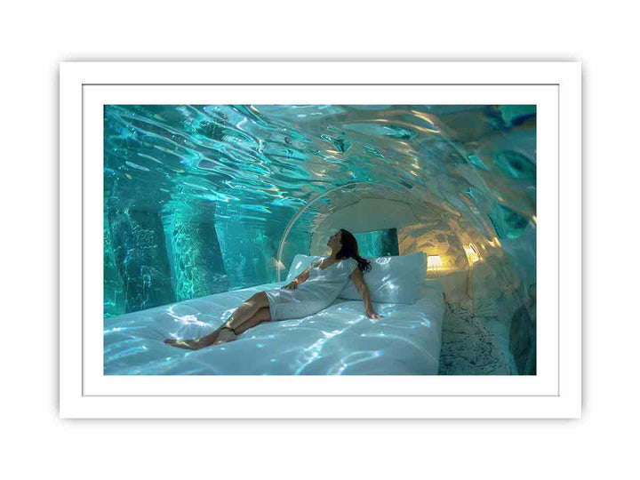 Underwater Hotel  Streched canvas