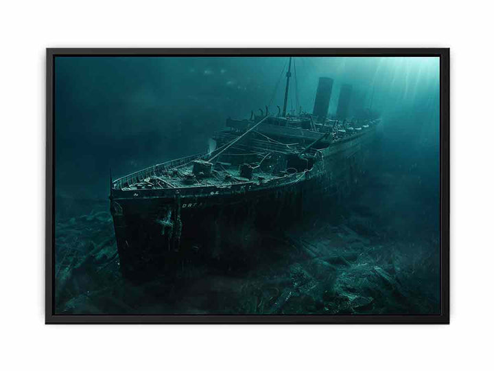 Underwater Ship  Painting