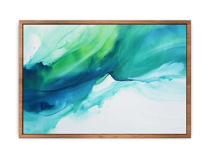 Blue Green Abstract Art  Painting