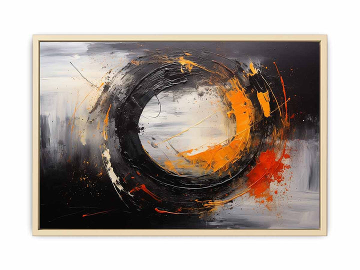 Abstract Circle Art Framed Print