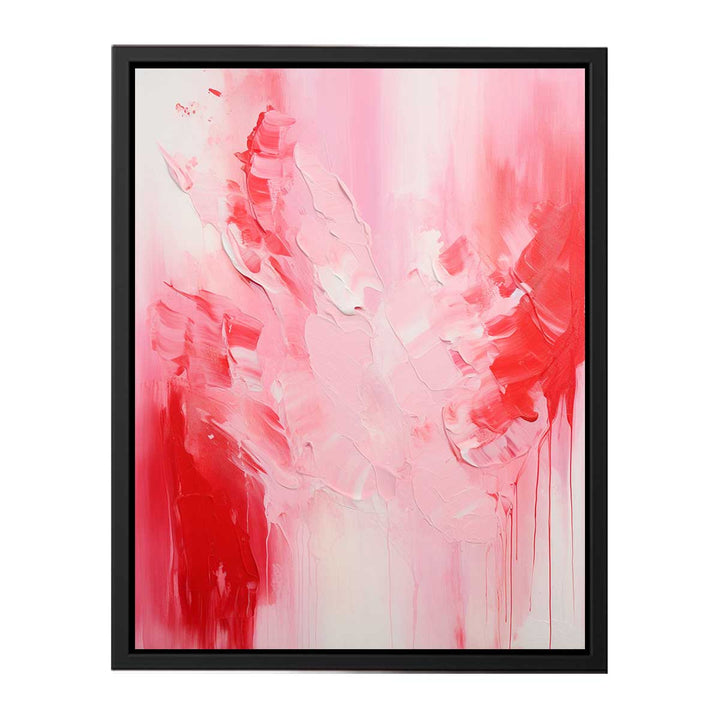 Pink Red Absract Painting 