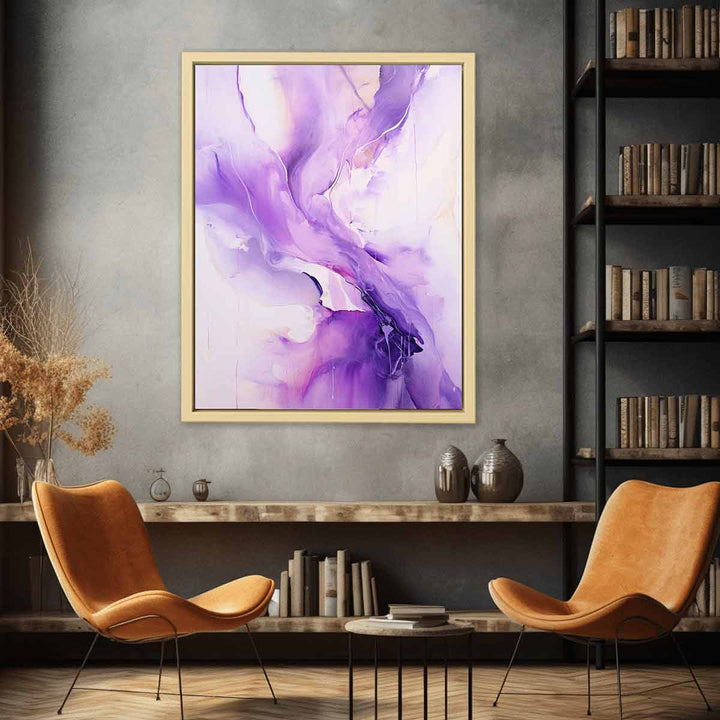 Purple  Absract Painting 