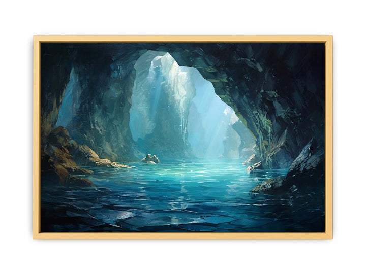 Ocean Cave Art  Poster