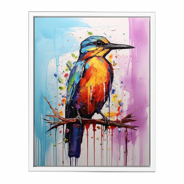 Watercolor Sparrow Painting  Canvas Print