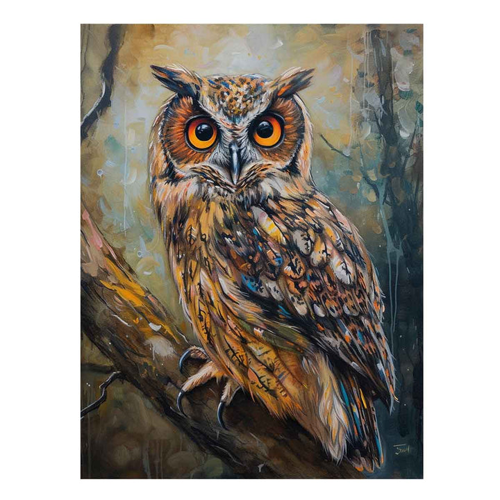 Owl Art Print 