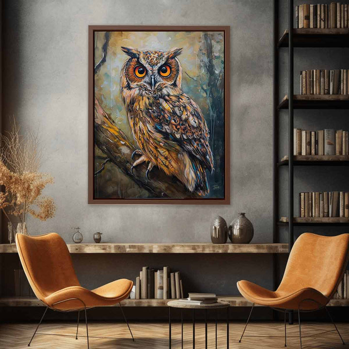 Owl Art Print 